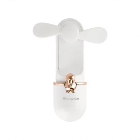 Orbegozo HF 2500 Ventilador de Mano Portátil Blanco/Oro Rosado con Funda Orbegozo HF 2500 Ventilador de Mano Portátil Blanco/Oro Rosado con Funda